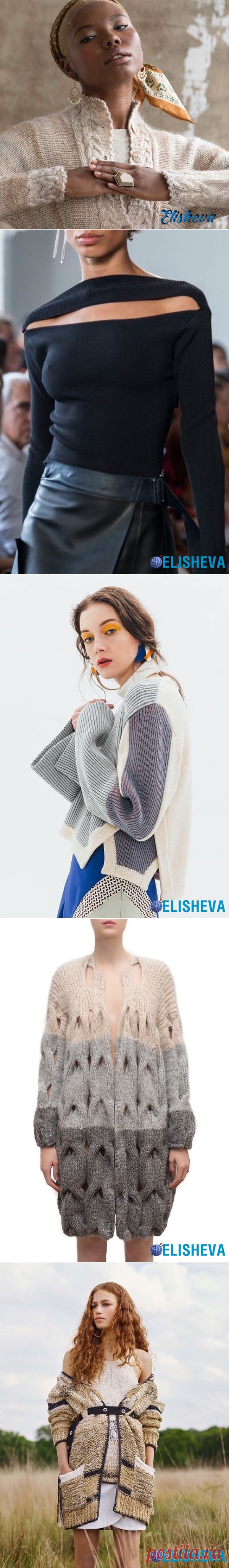 Модные свитера и вязаные кофты зима 2018-2019