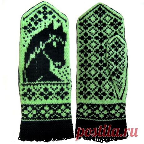 Вязание. Жаккард - "Зимняя радуга"