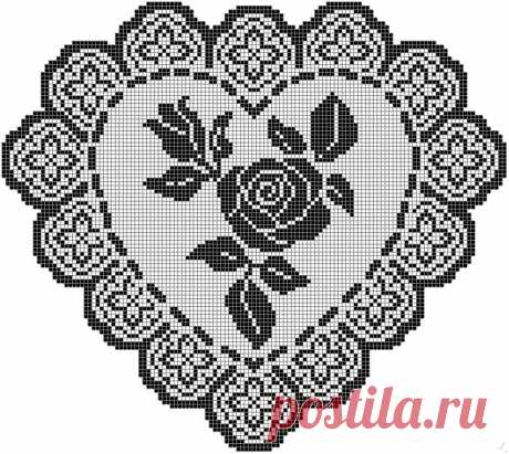 Филейные розы крючком подборка схем. Филейное вязание цветов схемы | Вязание для всей семьи