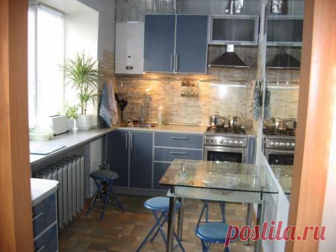 Уютная кухня в маленькой "хрущевке" - Мой дом
