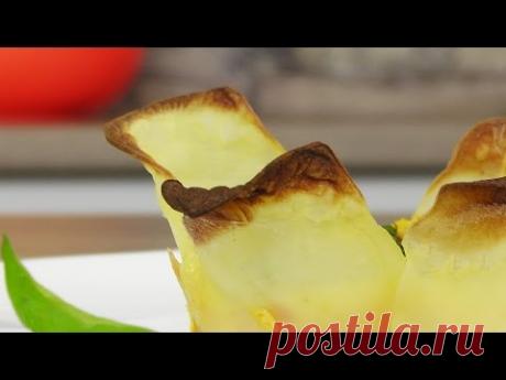 КАРТОФЕЛЬНЫЕ ЦВЕТОЧКИ С НАЧИНКОЙ