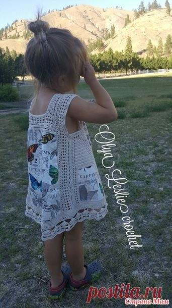 платье Бабочки. бохо - Вязание - Страна Мам