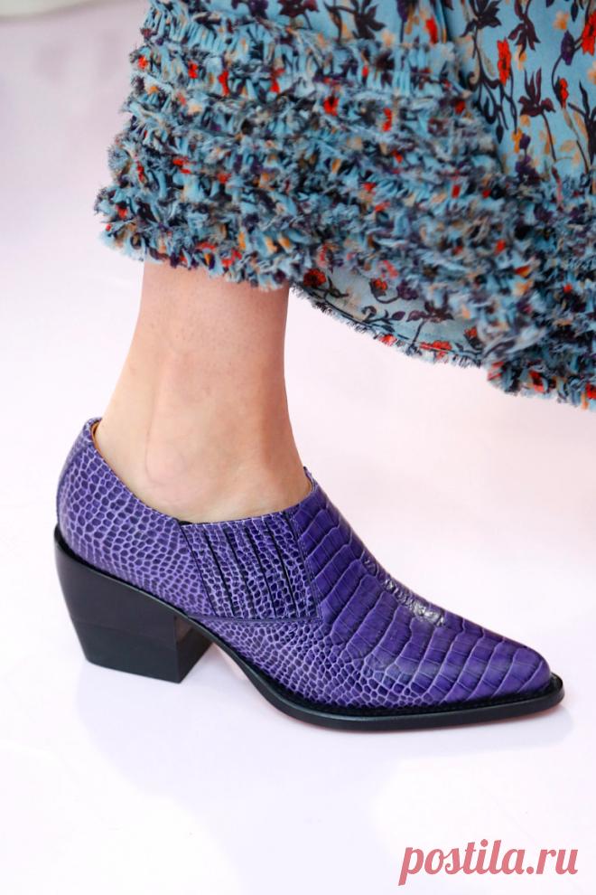 Модная обувь весной 2018: главные тренды, модели и цвета | Glamour.ru
