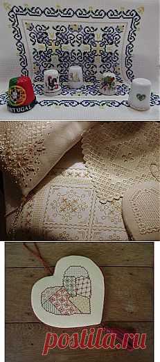 Flores no Jardim - Lee Albrecht: Heart in Blackwork