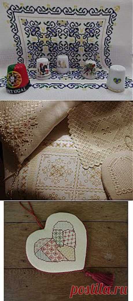 Flores no Jardim - Lee Albrecht: Heart in Blackwork