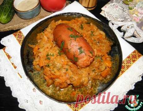 Колбаски с капустой – кулинарный рецепт