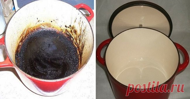 Как отмыть эмалированную кастрюлю от черноты и желтизны в домашних условиях