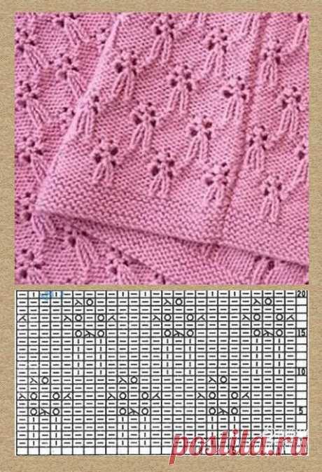 Подборка интересных узоров спицами — Сделай сам, идеи для творчества - DIY Ideas