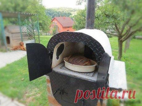 Печь из старой ванны