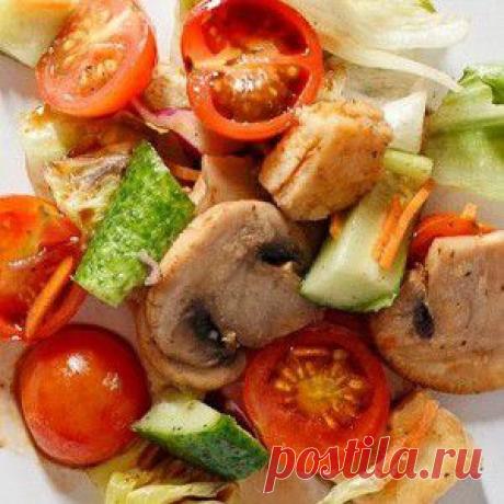 Свежий салат с шампиньонами и адыгейским сыром рецепт – салаты с сыром: салаты
