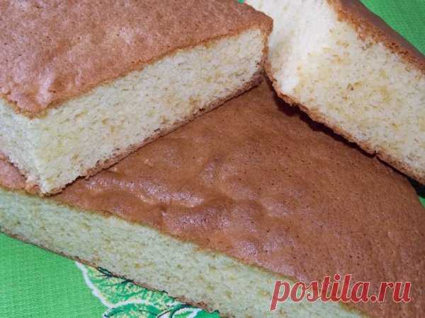 Шифоновый бисквит с ароматом ванили | CityWomanCafe.com