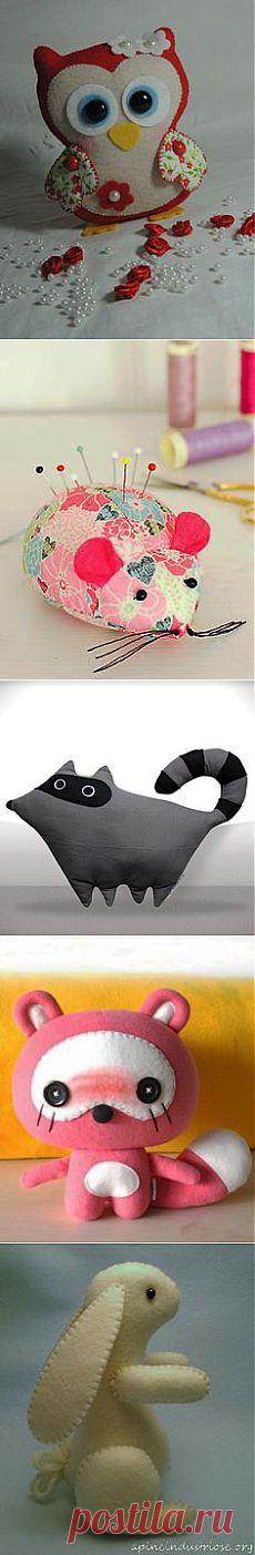 Pattern and tutorial to make racoon | feutrine