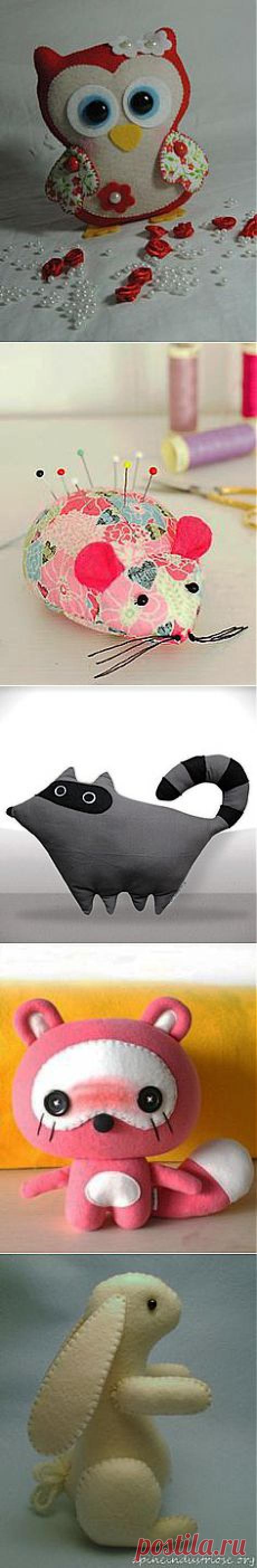 Pattern and tutorial to make racoon | feutrine