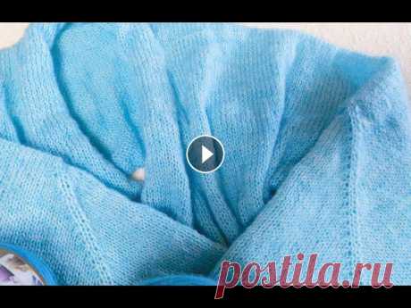 Кардиган – жакет спицами из пряжи Alize Angora Gold Ombre Batik  Часть 3 На этом канале я рассказываю о своих работах. Также есть мастер – классы. Всем добро пожаловать! Мой канал на Яндекс.Дзен: Мой Инстаграм - Если ...