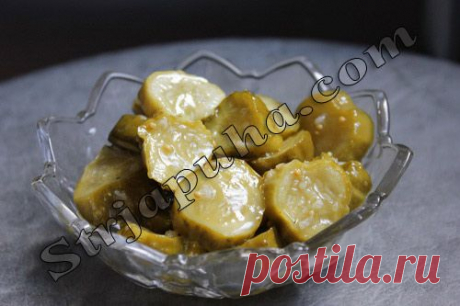 Огурцы кружочками острые маринованные в банках