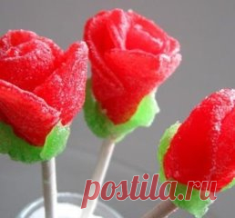 Розы из мармелада