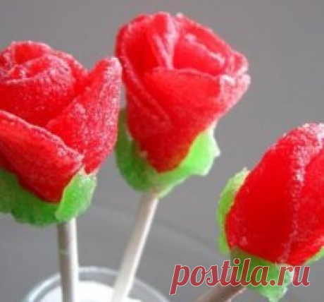 Розы из мармелада