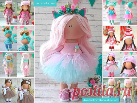 Soft Doll Handmade Textile Doll Tilda Fabric Doll Winter Baby | Etsy Hello dear visitors!  This is handmade cloth doll created by Master Olga S. (Karaganda, Kazakhstan).  All dolls stated on the photo are mady by artist Olga. You can find them in our shop searching by artist name.  Doll is 25 cm (10.5 inch) tall and made of only quality materials.  Such dolls and
