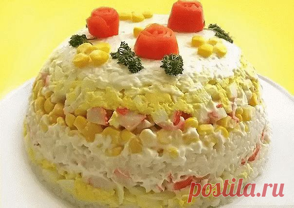 5 восхитительных салатов с крабовыми палочками | OK.RU