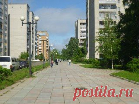 Посёлок Волжский. Бульвар 200 лет Рыбинска.