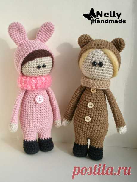 Nelly Handmade: Пупсики в зверо-костюмах