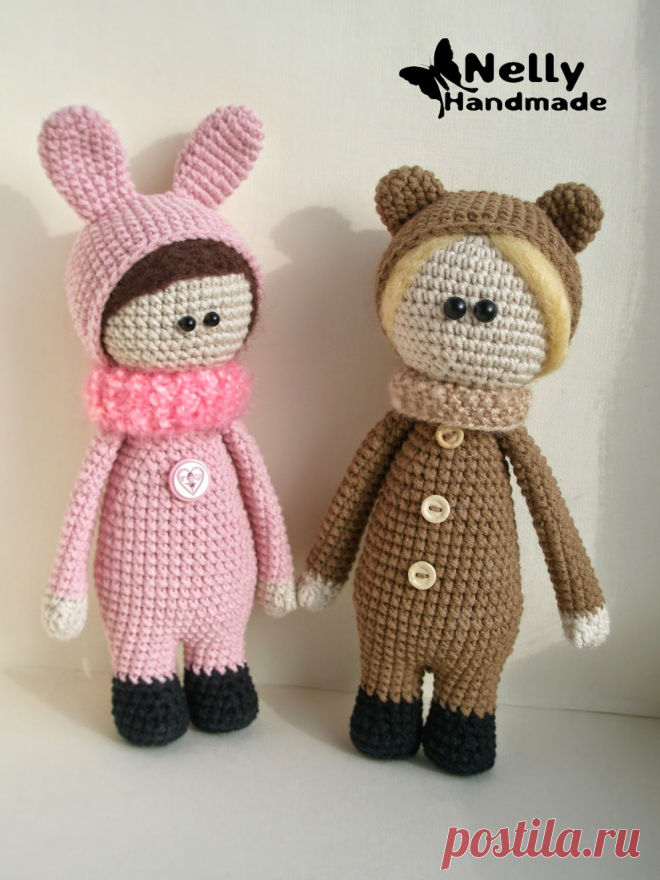 Nelly Handmade: Пупсики в зверо-костюмах