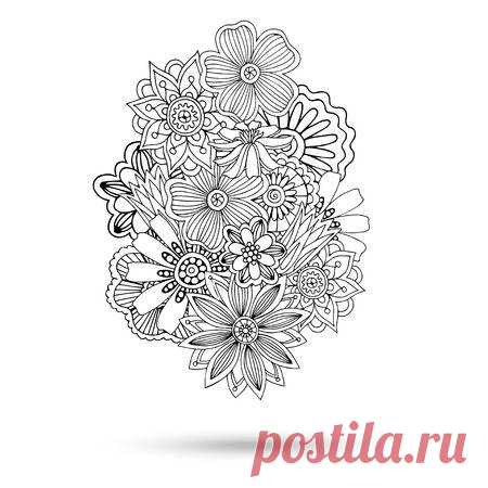 Henna Paisley Mehndi Abstract Floral Vector Illustration Element. Colored Version. Series of Doodle Design Element #11. 123RF - Миллионы стоковых фото, векторов, видео и музыки для Ваших проектов.