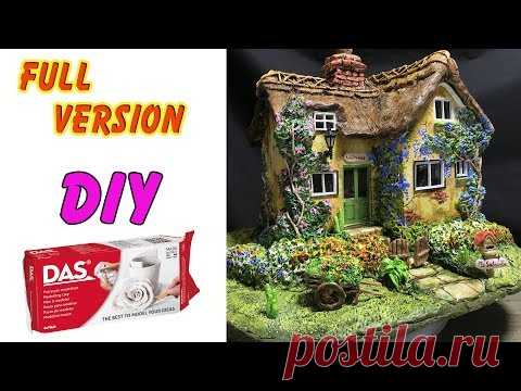 FULL VERSION : Build a Clay Cottage using DAS clay and Cardboard