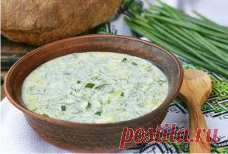 Окрошка з телячим язиком