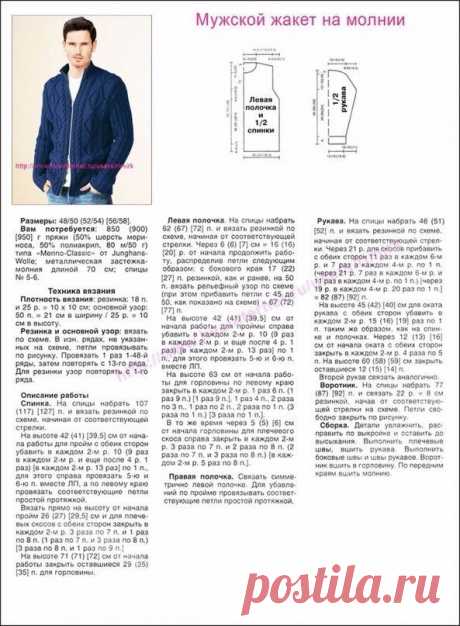 Вязание мужчинам