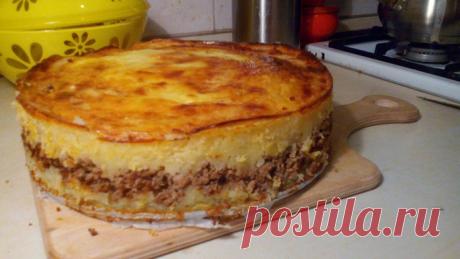 Картофельная запеканка с мясом