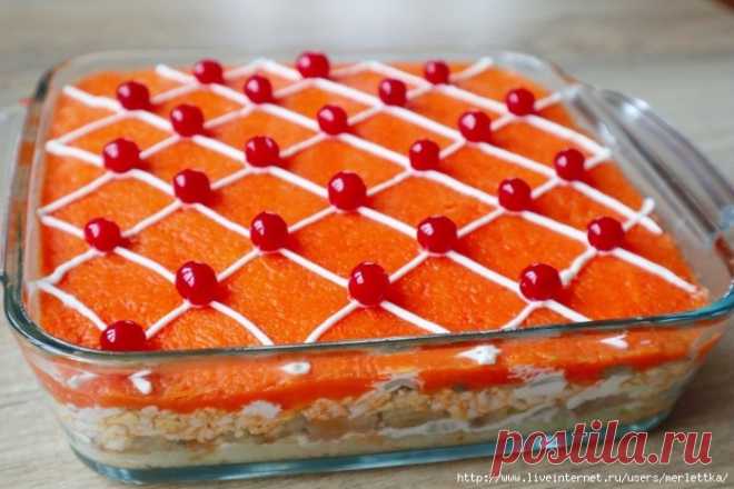Вкуснейший салат на новогодний стол!