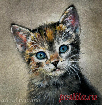PRECIOUS - Watercolour - Miniature by AstridBruning on DeviantArt