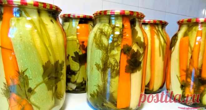 Хрустящие маринованные кабачки на зиму - Лучший сайт кулинарии
