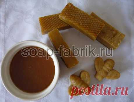 Медовое мыло с нуля