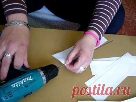 крутим трубочки из газет. Такого вы еще не видели!!!(((