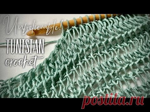 Простой и классный узор крючком!!! 💥💥💥 Эксклюзив: вяжем палантины, джемперы и кардиганы!