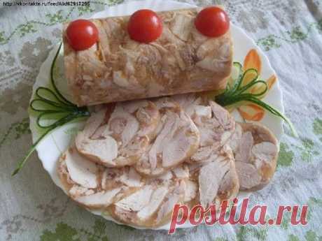 Куриный рулет в бутылке « simple recipes