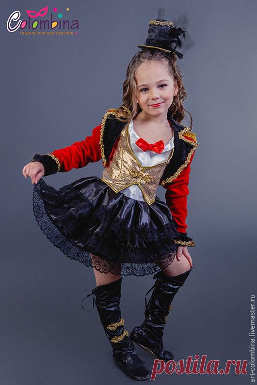 Купить костюм дрессировщицы - ярко-красный, дрессировщица, костюм дрессировщицы, карнавальный костюм, новогодний костюм