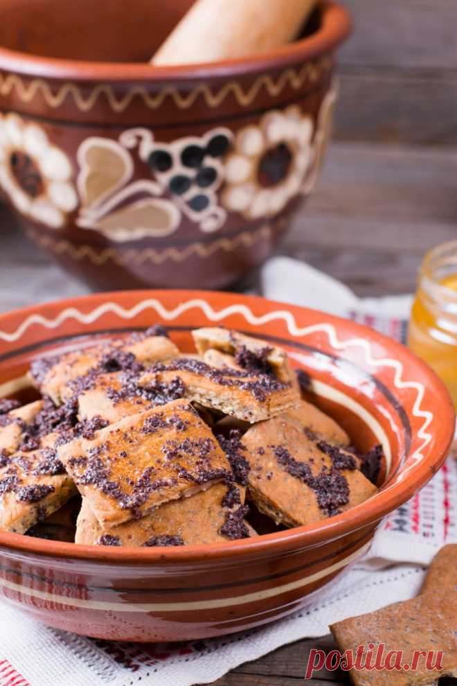 ღ Шулики - коржики с маком и медом