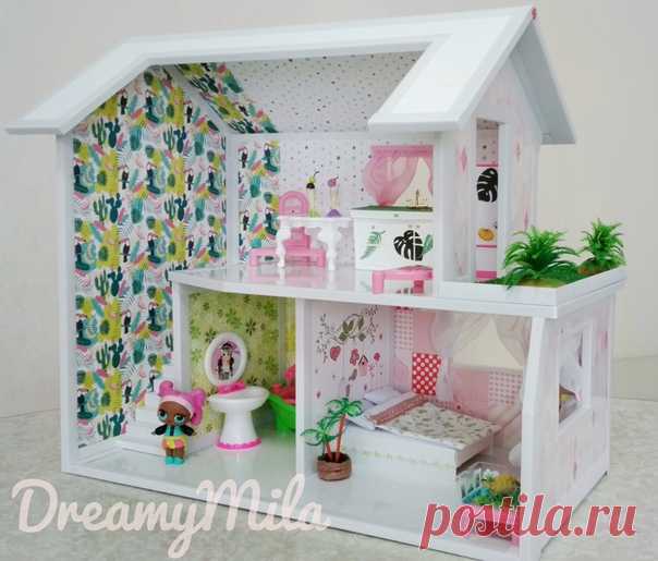 Кукольные домики ручной работы из панелей пвх