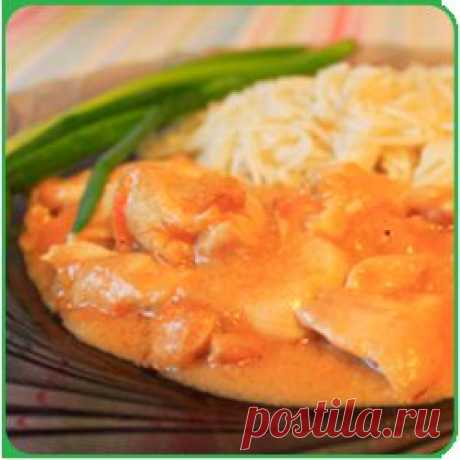 Гуляш из курицы с подливкой - легкий и вкусный рецепт
