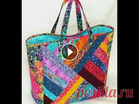 сумки пэчворк своими руками От пошива любого изделия остаются лоскуты и обрезки, Не спешите их выбрасывать, они могут стать основой для красивой летней сумочки. Посмотрите на мас...