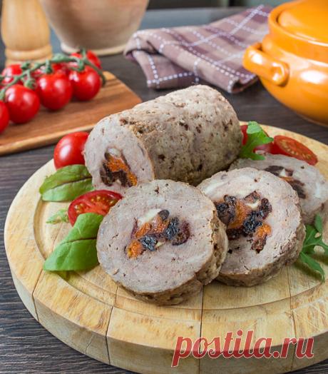 Индюшиный рулет с сухофруктами на Вкусном Блоге