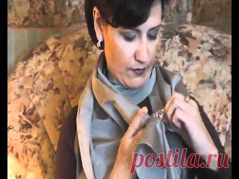 Волшебная пуговица (пряжка) для шарфов, платков, парео, палантинов