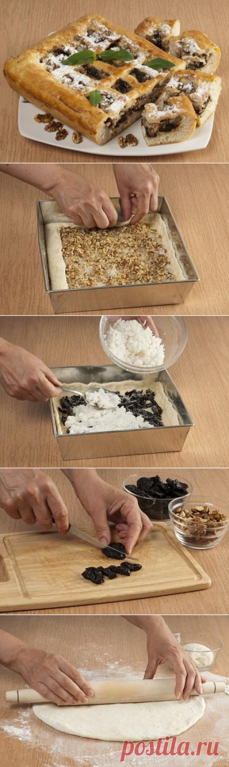 Пирог "Мария" с рисом и черносливом