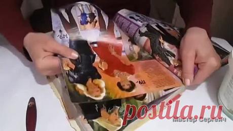 Красивые горшочки из ведерок