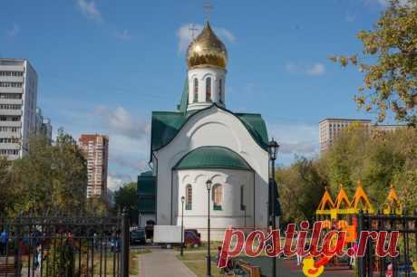 2019 октябрь. Храм с детским садом построили в районе Хорошево-Мневники