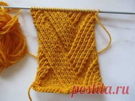 explication en pas à pas du point tricot de ce pull - YouTube