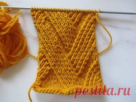 explication en pas à pas du point tricot de ce pull - YouTube